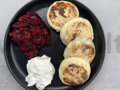 Oro varškė su varške ir rikota pagrindine nuotrauka