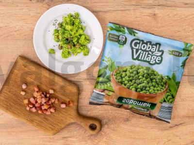 Ant groteli kepta lašiša su žirnių salsa Žingsnis 2