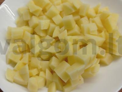 Daržovių sriuba su rūgštynėmis ir kiaušiniu Žingsnis 2