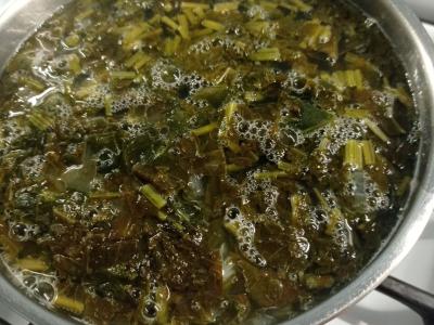 Daržovių sriuba su rūgštynėmis ir kiaušiniu Žingsnis 3