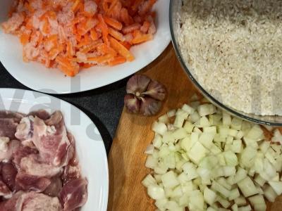 Plovas su aviena lėtoje viryklėje Žingsnis 1