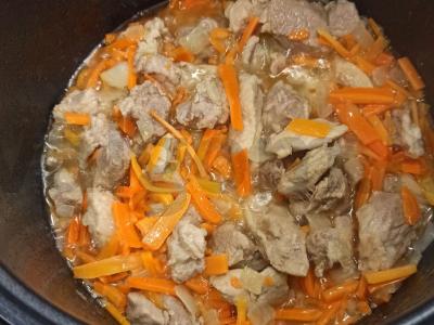 Plovas su aviena lėtoje viryklėje Žingsnis 2