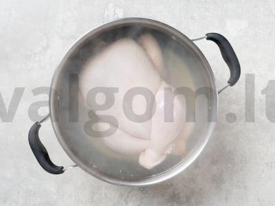 Tatarų vištiena Žingsnis 1