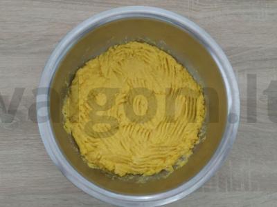 Traškūs sausainiai iš kukurūzų miltų Žingsnis 1