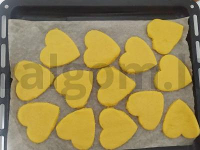 Traškūs sausainiai iš kukurūzų miltų Žingsnis 2