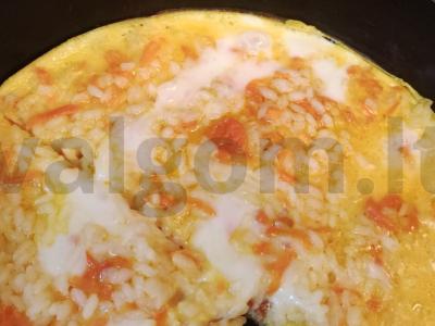 Ryžių apkepas su morkomis ir prieskoniais Žingsnis 9