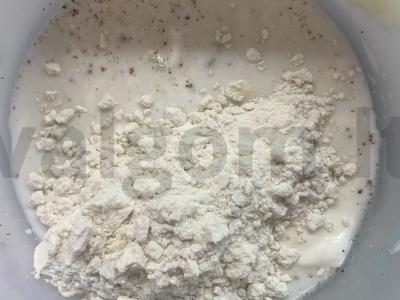 Vištienos kepenėlės grietinės-pieno tešloje Žingsnis 2