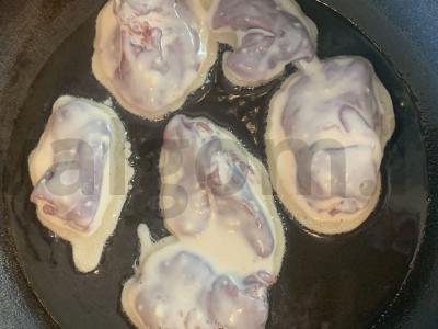 Vištienos kepenėlės grietinės-pieno tešloje Žingsnis 5