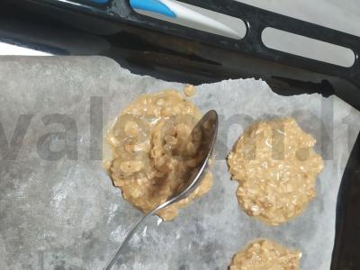 Ploni namų avižiniai sausainiai Žingsnis 4