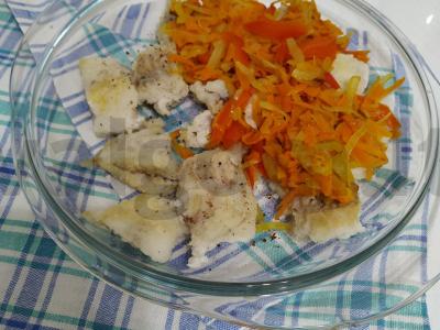 Žuvis daržovių pagalvėje Žingsnis 3