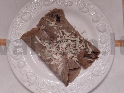 Grikinių blynų su grybais Žingsnis 7