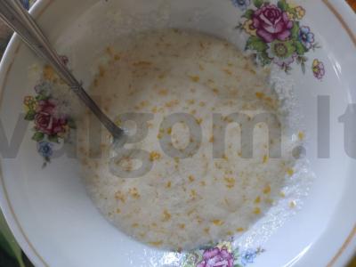 Vokiškas trupininis pyragas su šokoladu Žingsnis 7