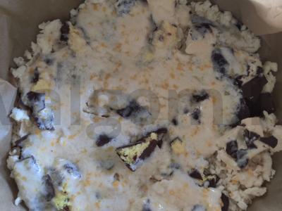 Vokiškas trupininis pyragas su šokoladu Žingsnis 10