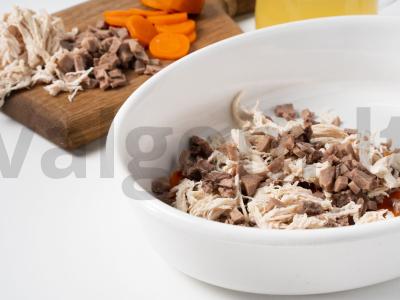 Šaltiena iš kalakutienos filė su jautienos liežuviu Žingsnis 2