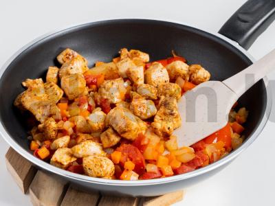 Kalakutienos filė su marinuotais saldžiaisiais pipirais Žingsnis 2