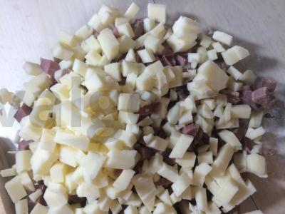 Sotūs salotas su liežuviu ir grybais Žingsnis 3