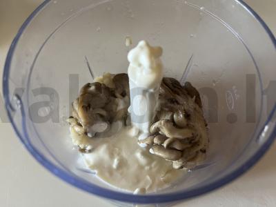 Grybų paštetas iš voveraičių Žingsnis 4