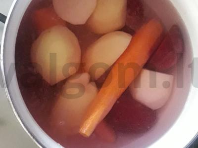 Silkė po kailiu su sūriu Žingsnis 2