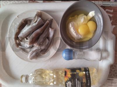 Pūgžlys tešloje iš kiaušinio ir majonezo Žingsnis 2