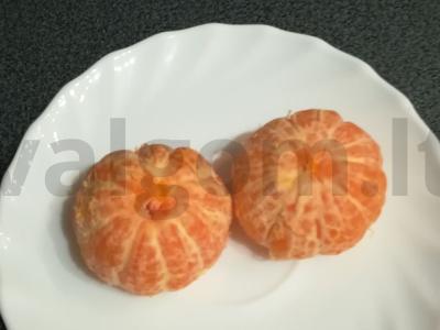 Mandarininis desertas Žingsnis 1
