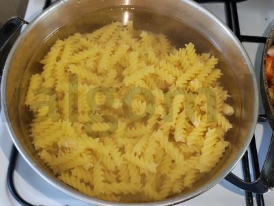 Makaronai su baklažanu Žingsnis 1