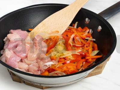 Kalakutienos filė su ridikėliais Žingsnis 2