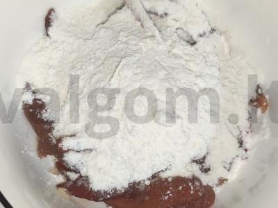 Kepta šprotinė ikra Žingsnis 1