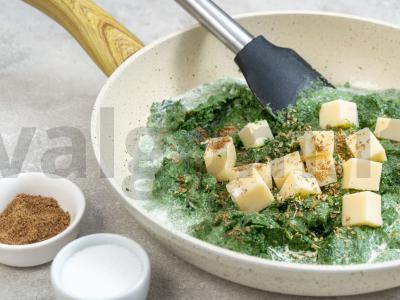 Palak paneer Žingsnis 2