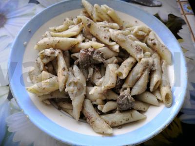 Makaronai su kepenimis grietinės padaže Žingsnis 5