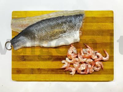 Švelnus sėklinis žuvis grietinėlės padaže Žingsnis 1