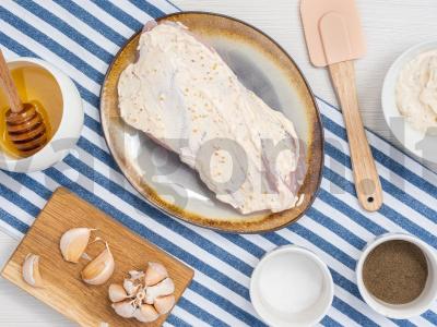 Kalakutienos filė garstyčių padaže Žingsnis 1