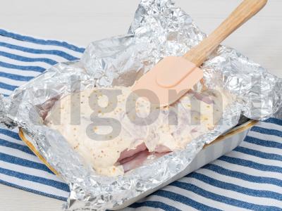 Kalakutienos filė garstyčių padaže Žingsnis 2