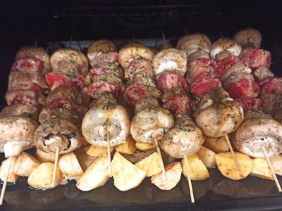 Vištienos šašlykas su grybais Žingsnis 4