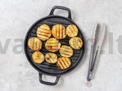 Kumpiai su prieskoninėmis bulvėmis ant grotelių Žingsnis 3