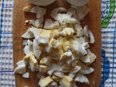 Keptos vištienos krūtinėlės salotos Žingsnis 4