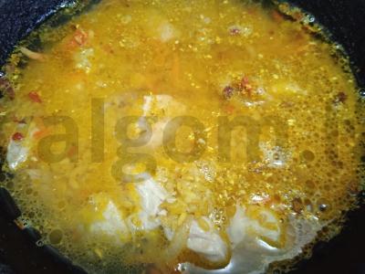 Bulguro plovas su kalakutiena Žingsnis 7