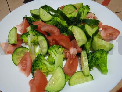 Brokoliai, krabai ir alyvuogės Žingsnis 3