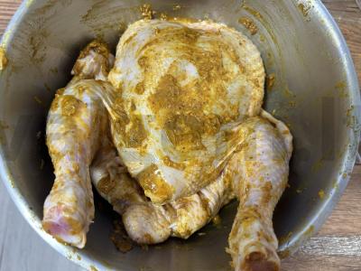 Keptas vištienos su česnaku Žingsnis 3