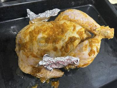 Keptas vištienos su česnaku Žingsnis 4