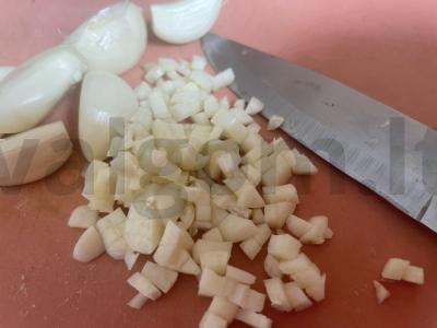 Korejietiška morkų salotos per 30 minučių Žingsnis 3