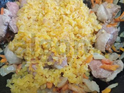 Bulguro ir antis krūtinėlės plovas Žingsnis 4