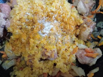 Bulguro ir antis krūtinėlės plovas Žingsnis 6