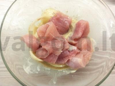 Namų kalakutų šašlykai Žingsnis 3