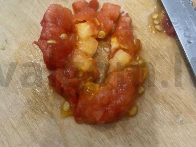 Užkandžių brusketės su sūriu „Sevan“ Žingsnis 3