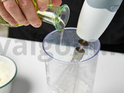 Saldus bulvės su šonine ir plakta grietine Žingsnis 6