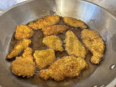 Kalakutų stripsai su paprika Žingsnis 10