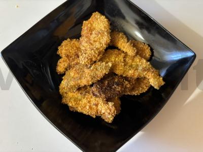 Kalakutų stripsai su paprika pagrindine nuotrauka