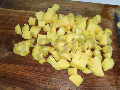 Žirnių sriuba su rūkytais mėsos gaminiais Žingsnis 2