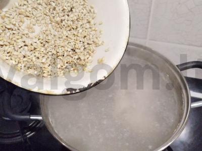 Sūris su mėsos sultiniu ir perliniu miežiu Žingsnis 3