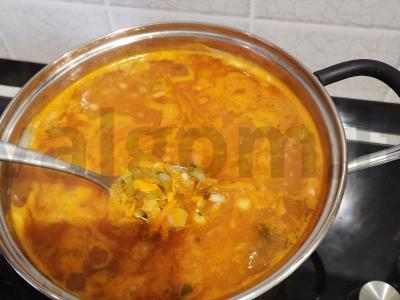 Sūris su mėsos sultiniu ir perliniu miežiu Žingsnis 7